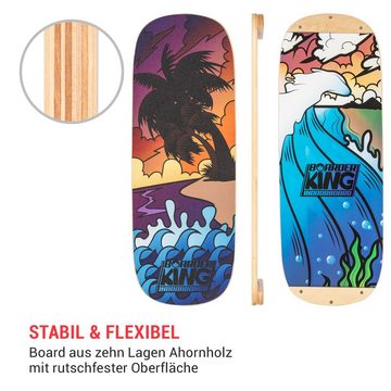 BoarderKING Gleichgewichtstrainer Indoorboard Classic (Set)