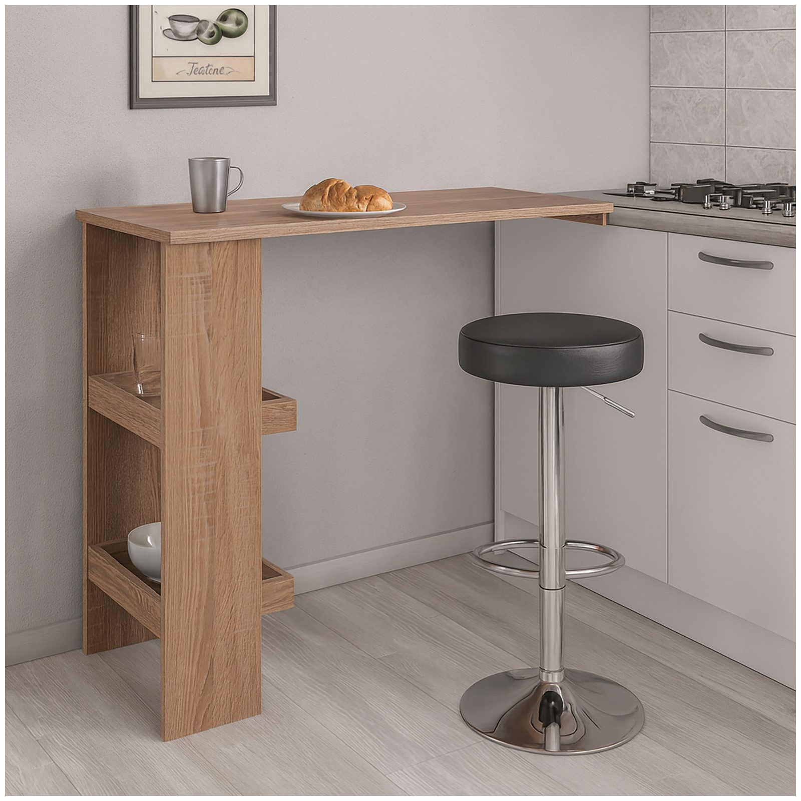 HTI-Living Bartisch Thekentisch Sonoma Thekla (Stück, 1 Bartisch), Küchenti günstig online kaufen