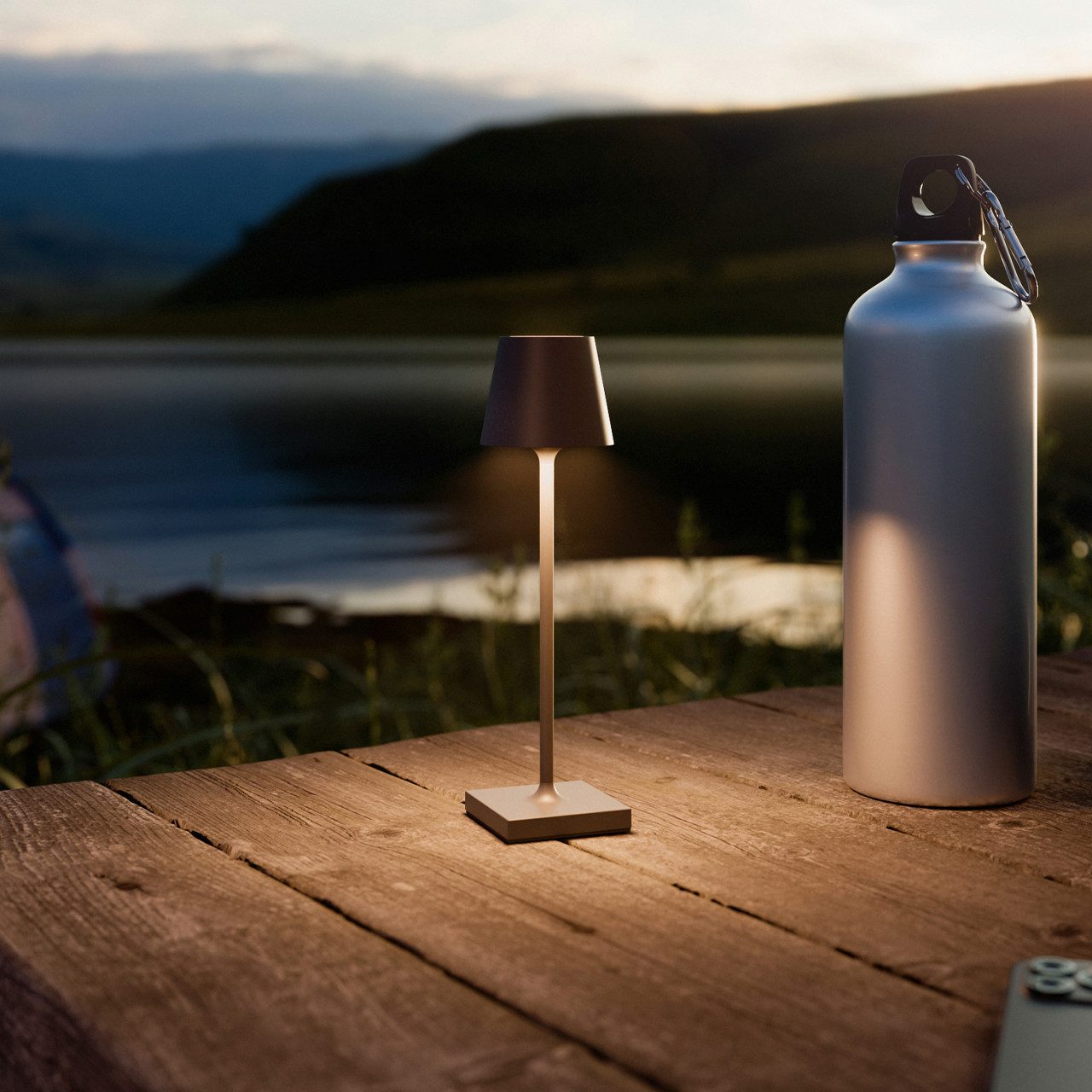 SIGOR LED Tischleuchte Sigor Akku-Tischleuchte NUINDIE USB-C