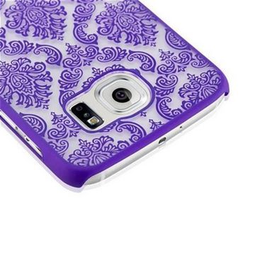 Cadorabo Handyhülle Samsung Galaxy S6 Samsung Galaxy S6, Handy Schutzhülle - Hülle - Robustes Hard Cover Back Case Bumper