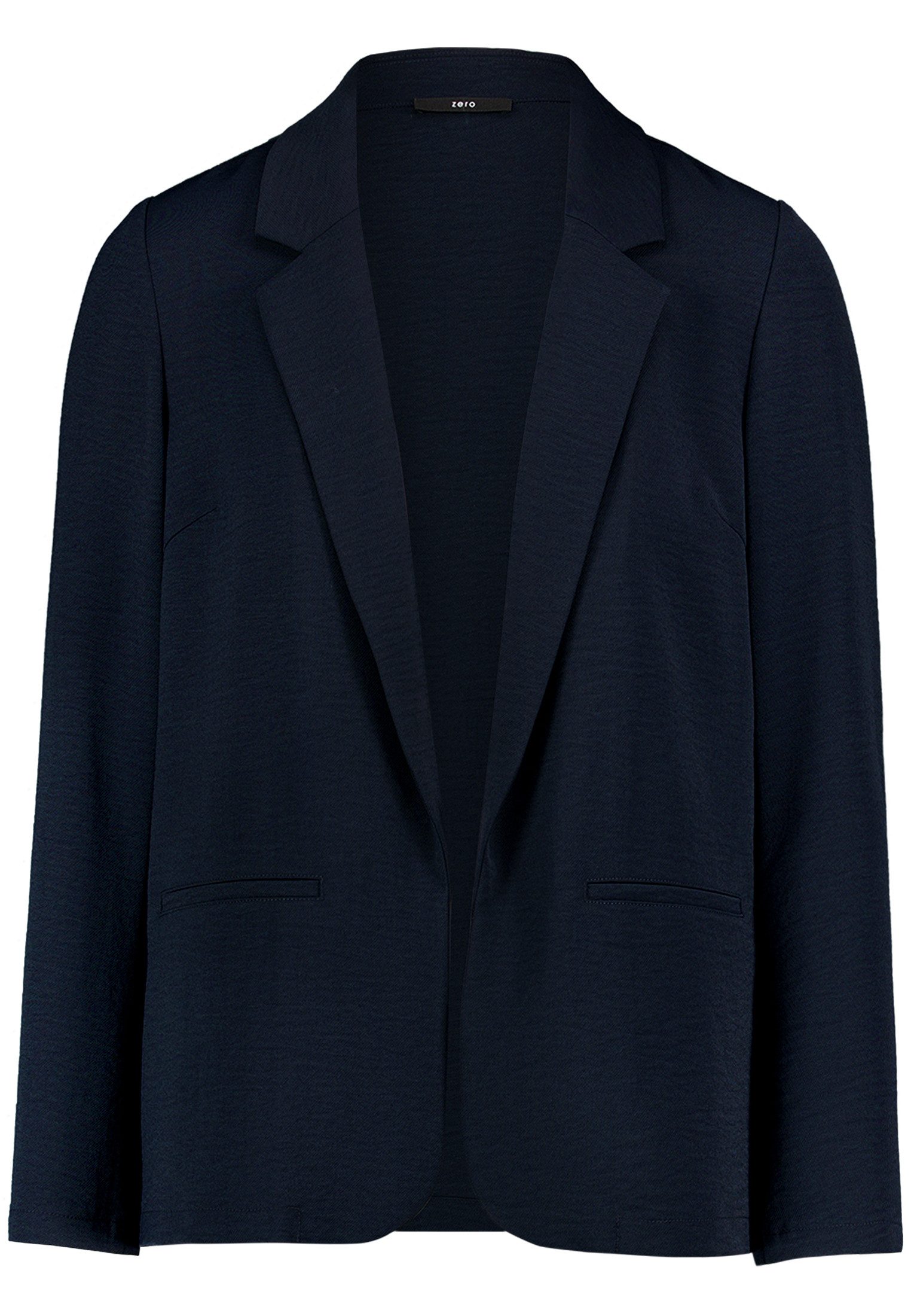 Zero Jackenblazer Damen gerader Schnitt Material