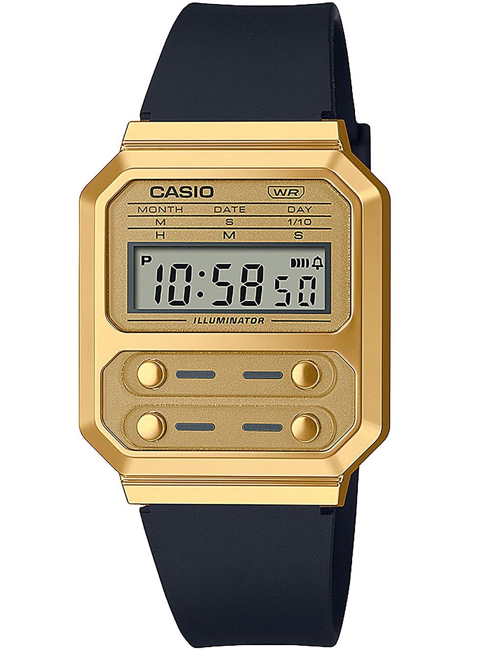 CASIO Quarzuhr Casio A100WEFG-9AEF Vintage Unisex Uhr 33mm Casio A100WEFG-9AEF Vintage Unisex Uhr 33mm