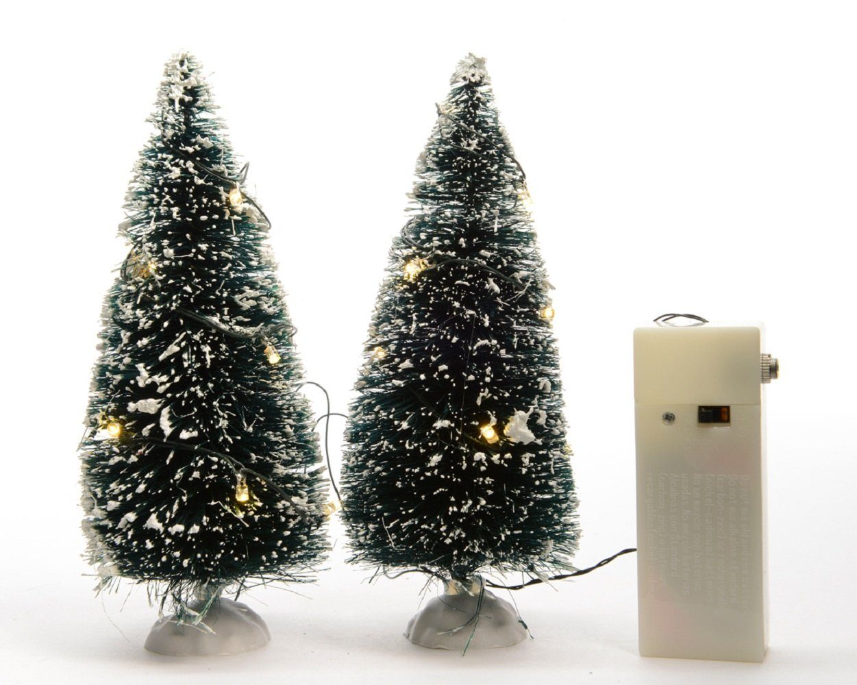 LED Baum Deko-Tannenbaum Polyresin grün Indoor batteriebetrieben 20 LED warm/we