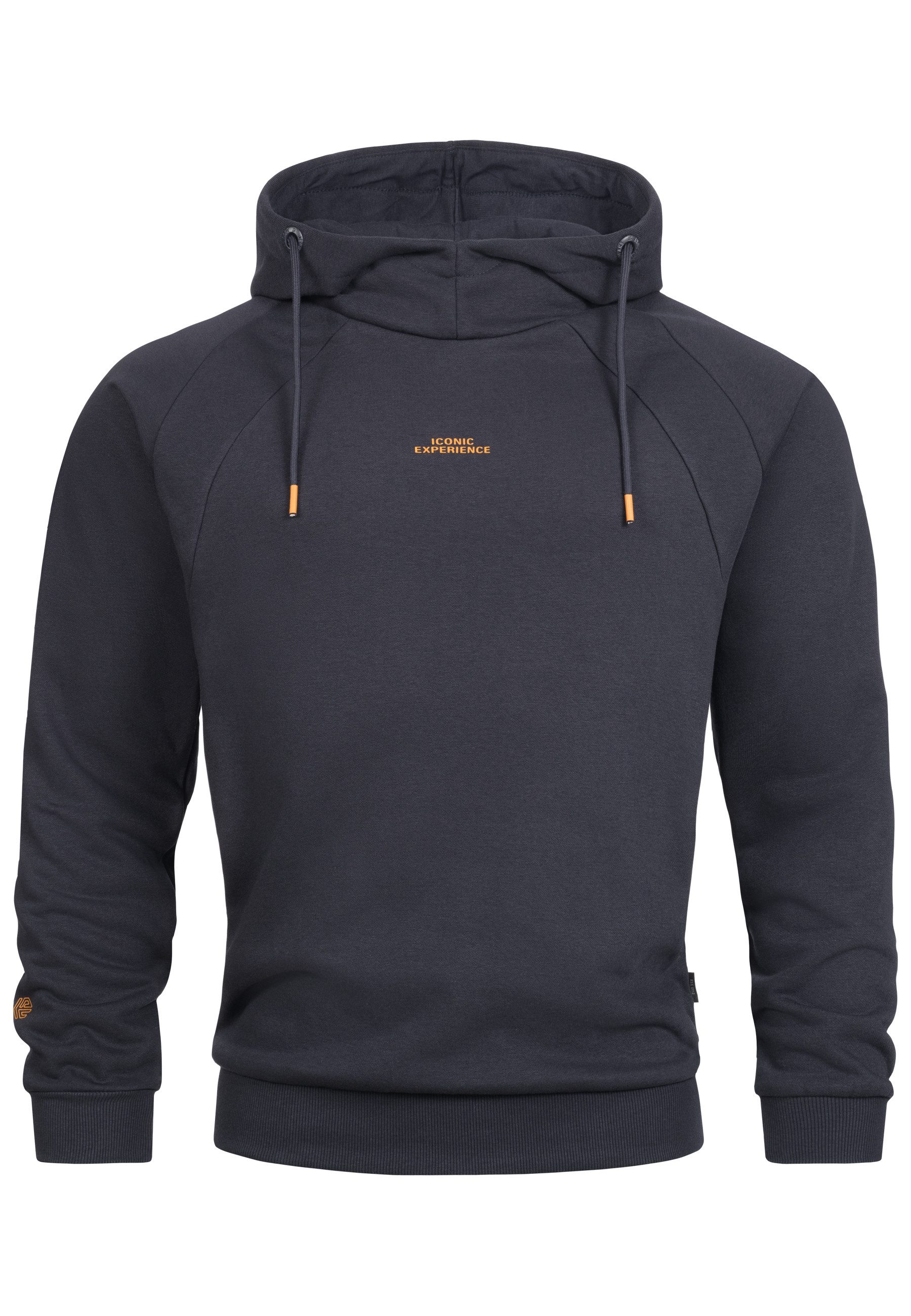 Indicode Kapuzenpullover INVir mit kurzem Schalkragen günstig online kaufen
