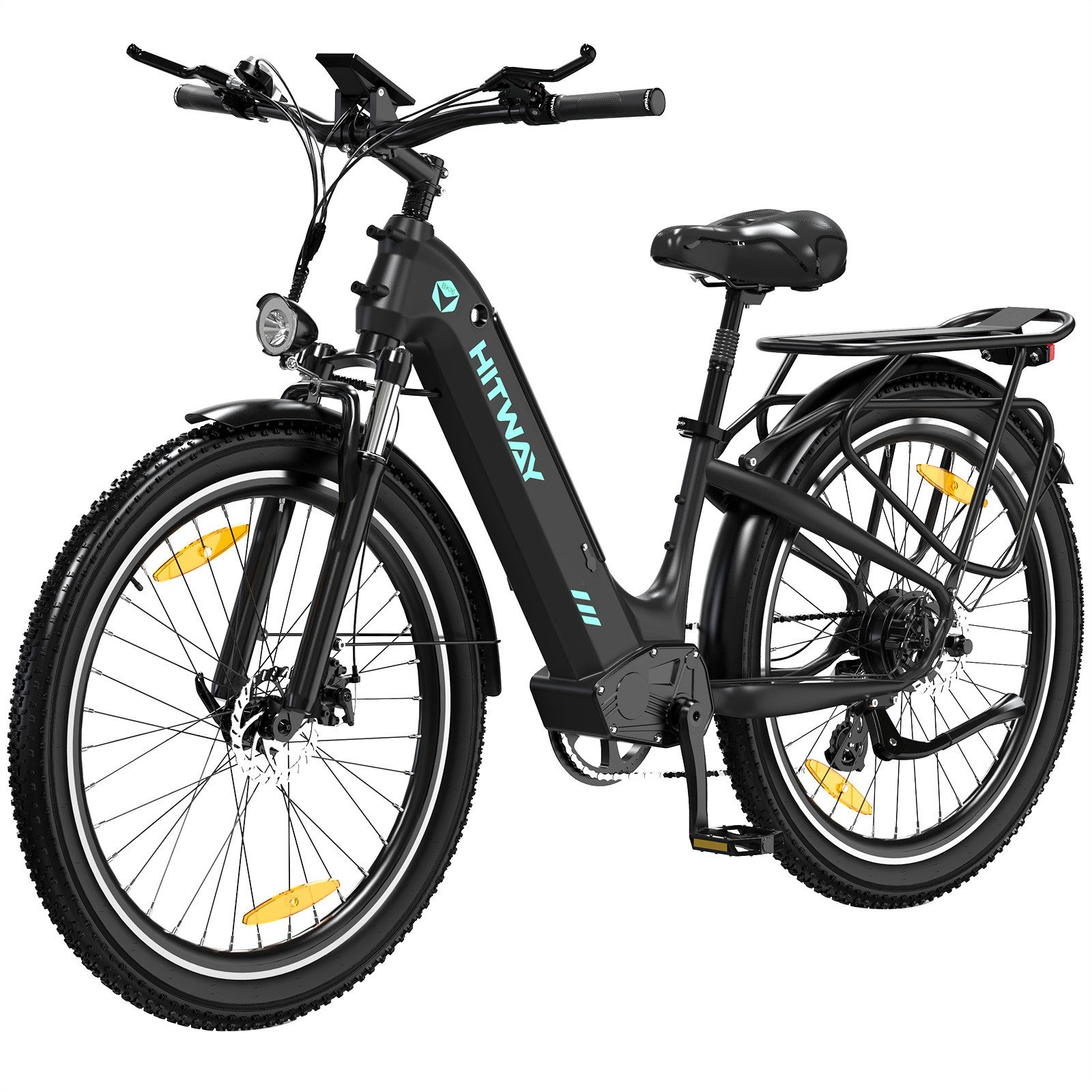 E-Bike Pedelec 26 *3,0 zoll Elektrofahrrad mit 48V18Ah Akku bis zu 120km