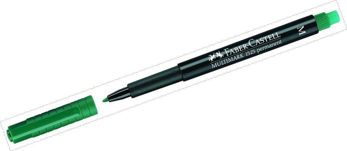 Folienstift Folienschreiber Multimark grün permanent 1,0 (10 Stück)