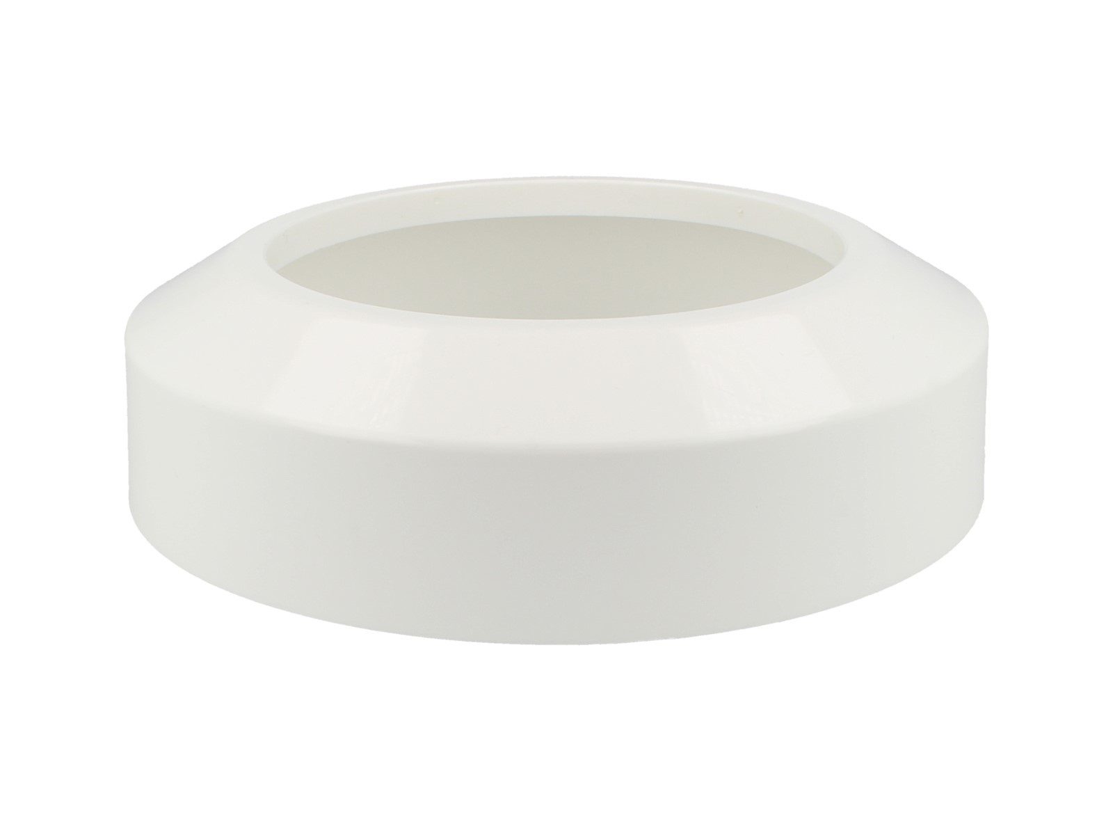 WC-Komplettset WC-Flachrosette DN100 weiß