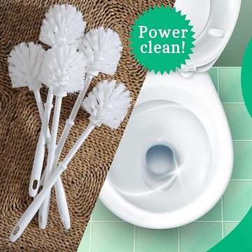 SHD WC-Reinigungsbürste WC Bürste Toilettenbürsten Weiß (5 Stück), (5-tlg)