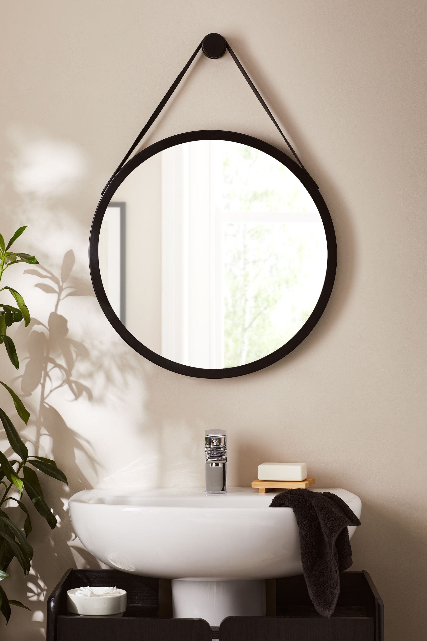 Next Wandspiegel Bronx Runder Wandspiegel zum Aufhängen (1-St)