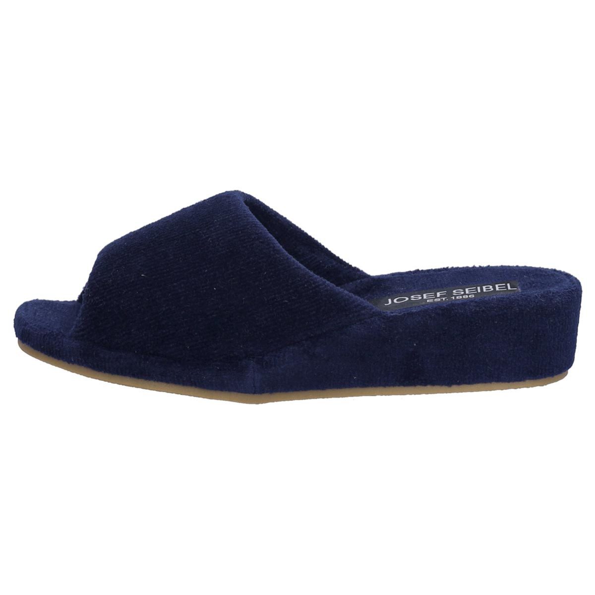 Josef Seibel Marseille 01 Pantolette Pantoletten - Weiches Frottee für angenehmen Komfort