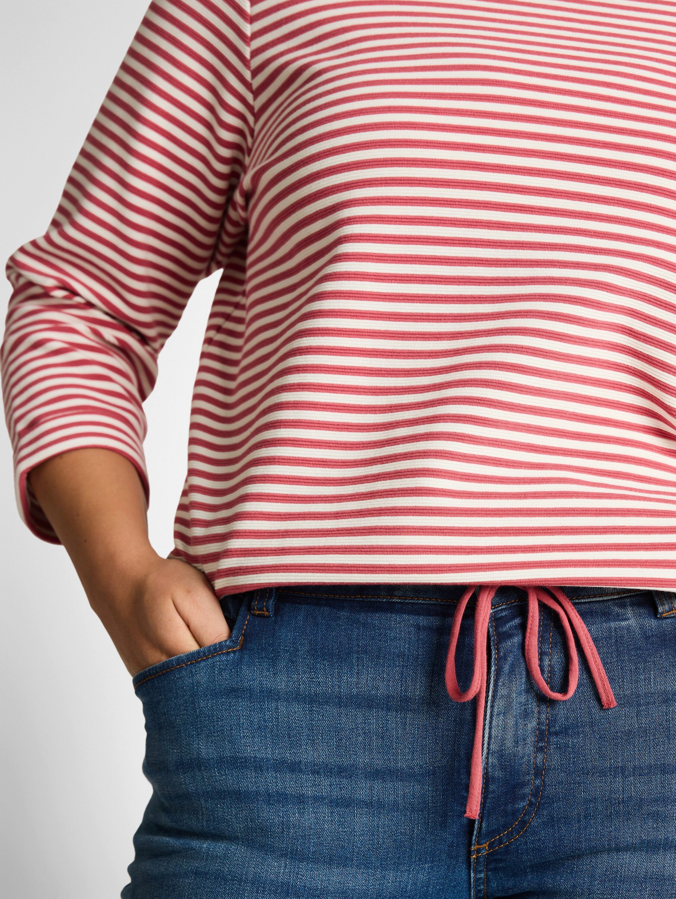 TOM TAILOR PLUS T-Shirt TTP T-Shirt mit Streifen Muster – Bild 2 von 5