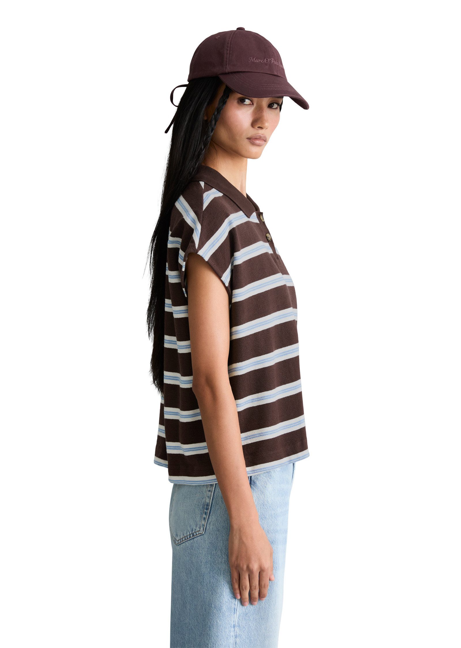 Marc O'Polo DENIM Poloshirt aus schwerem Single Jersey