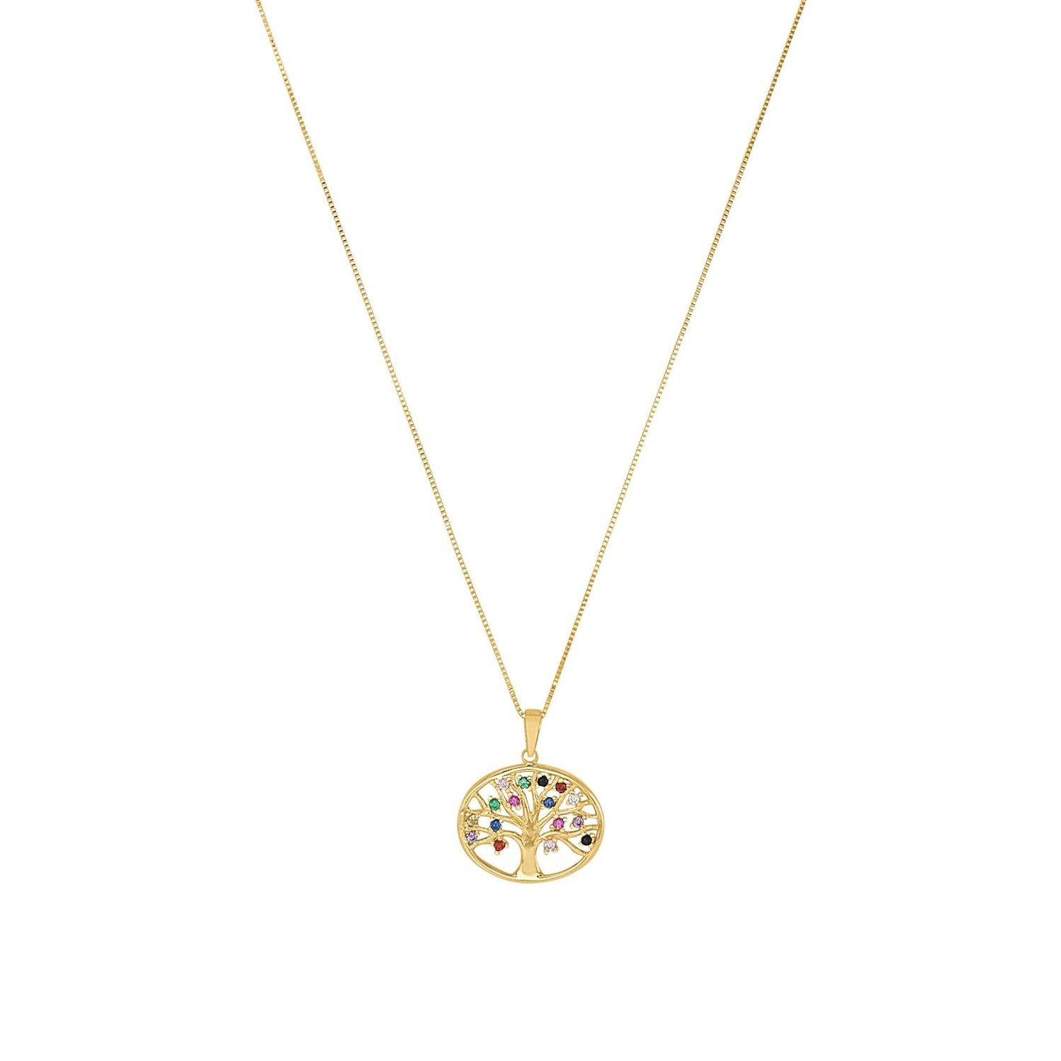 Amor Goldkette Amor Kette mit Anhänger (Kette mit Anhänger, 2-tlg., Kette mit Anhänger)