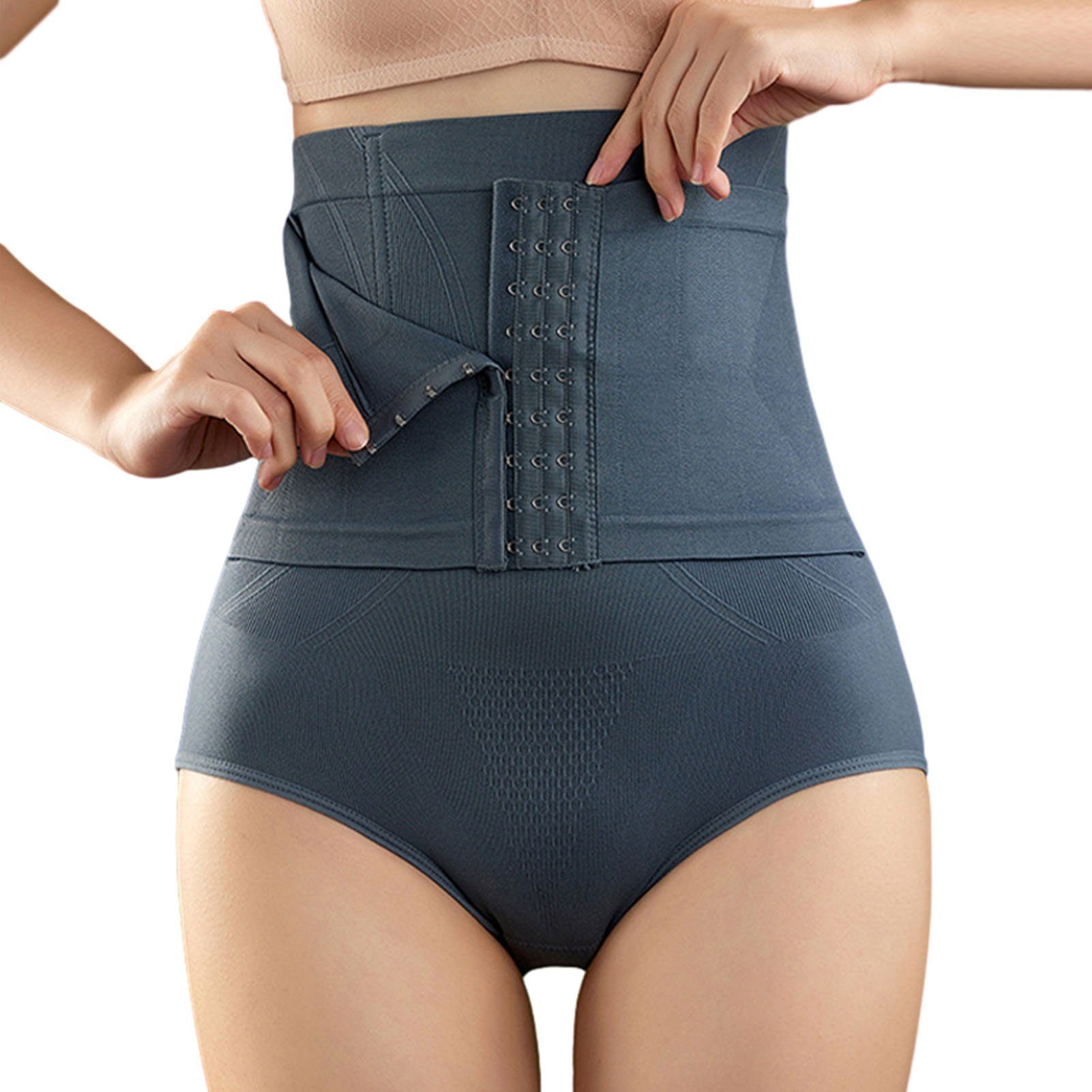 Bauchweg (Hip Unterhose Stark Bauchweg Shapewear Hohe Bauchweg Shapewear Hose Miederhose Hohe Formend Damen Rutaqian Enhancer Bauchkontrolle blau Taille Taille Shapewear)