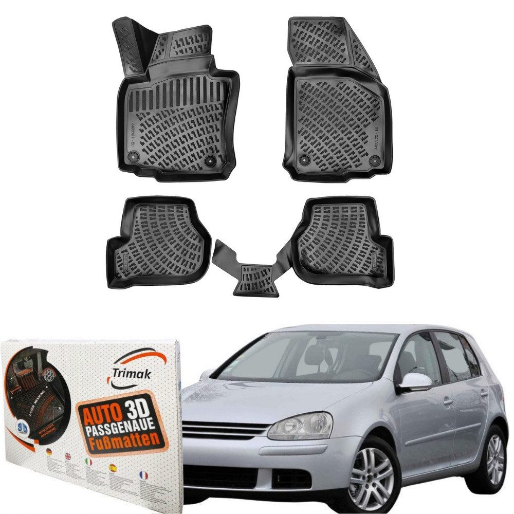 Passform-Fußmatten Oder Kofferraumwanne Oder Set kompatibel mit Volkswagen Golf