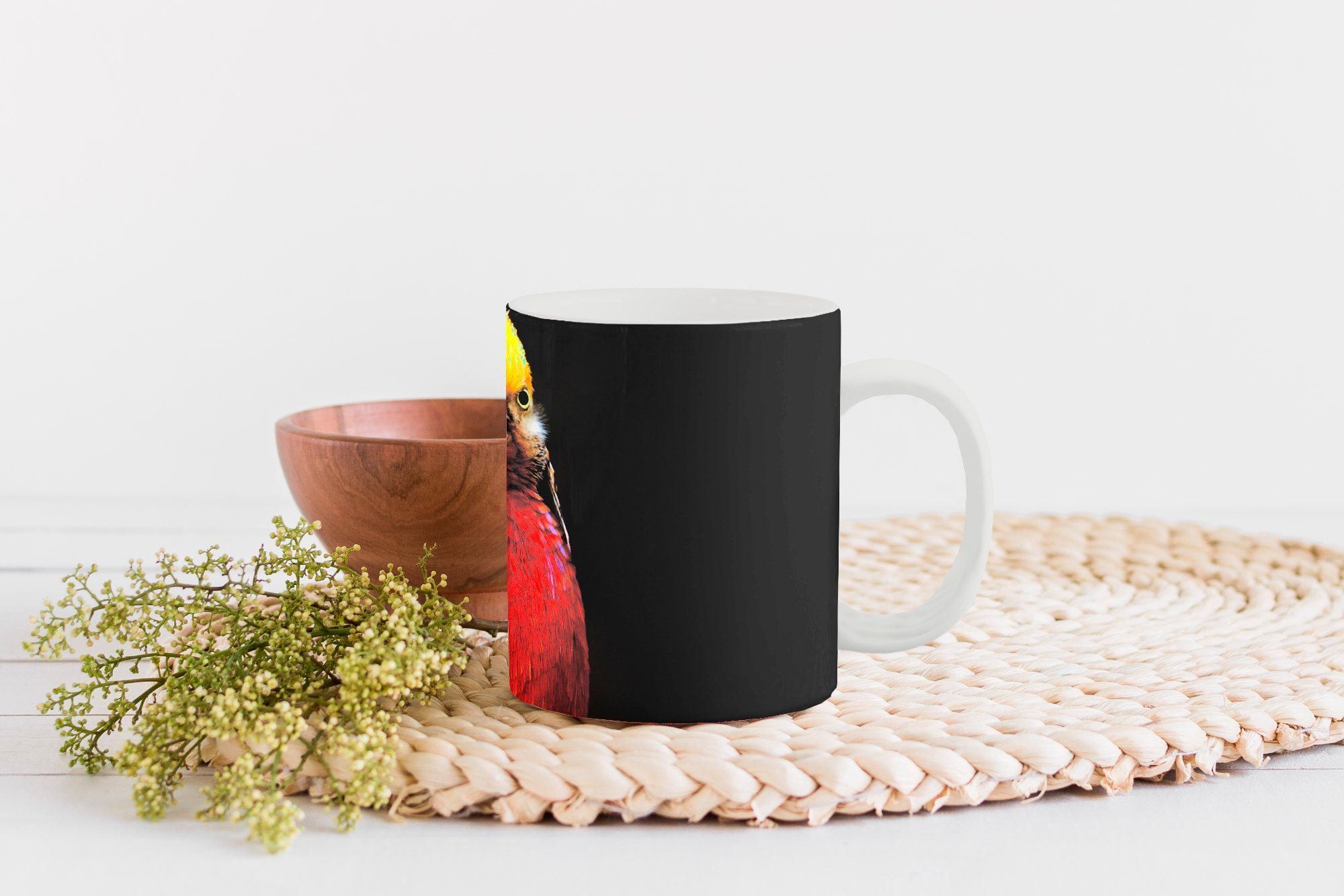Keramik, - Gold MuchoWow Kaffeetassen, - Teetasse, Geschenk Tiere, Tasse Teetasse, Becher, Fasan