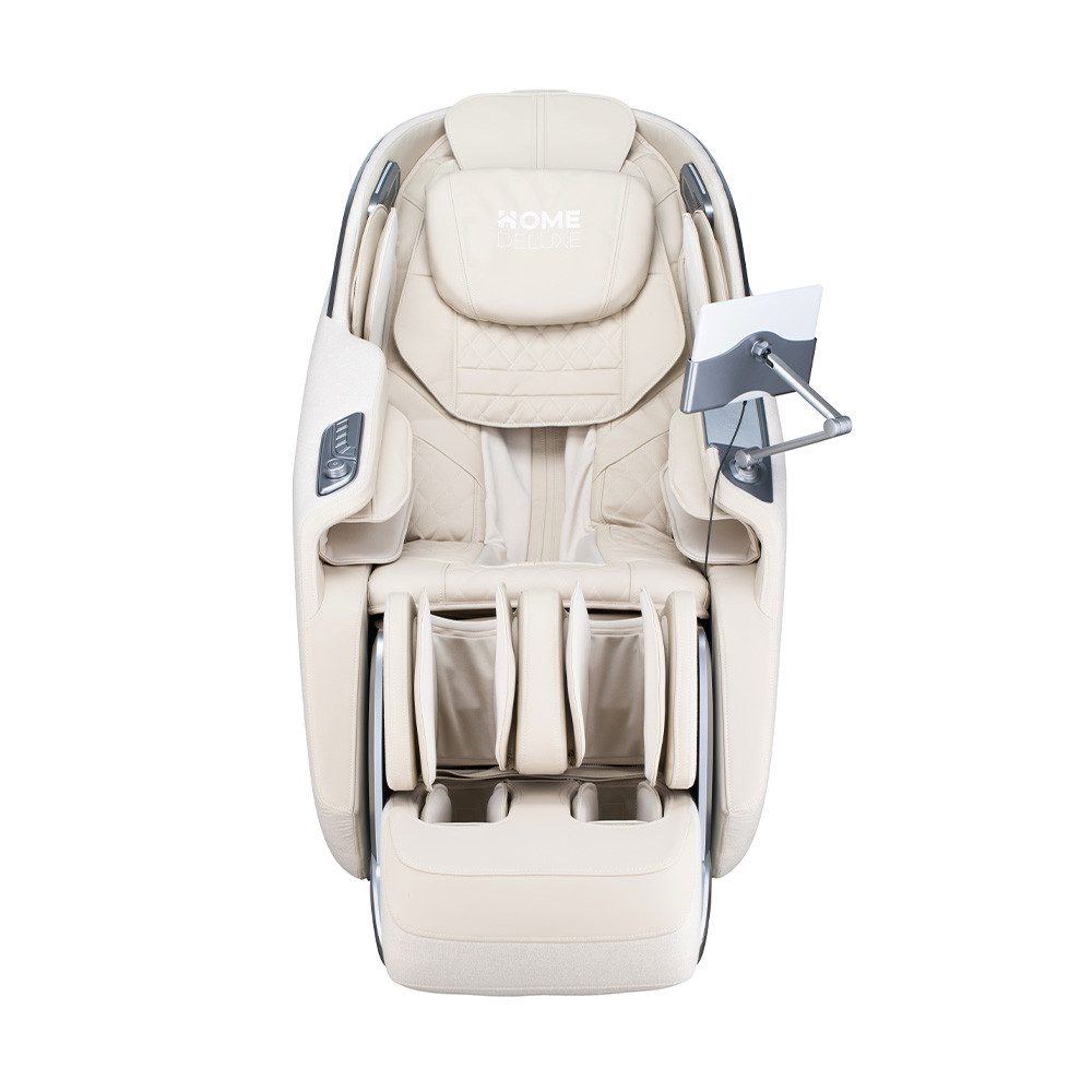 HOME DELUXE Massagesessel mit Textilpolsterung ALVINA 157 x 76,7 x 116 cm, 4D Massagetechnologie, 24 Massageprogramme, Wärmefunktion
