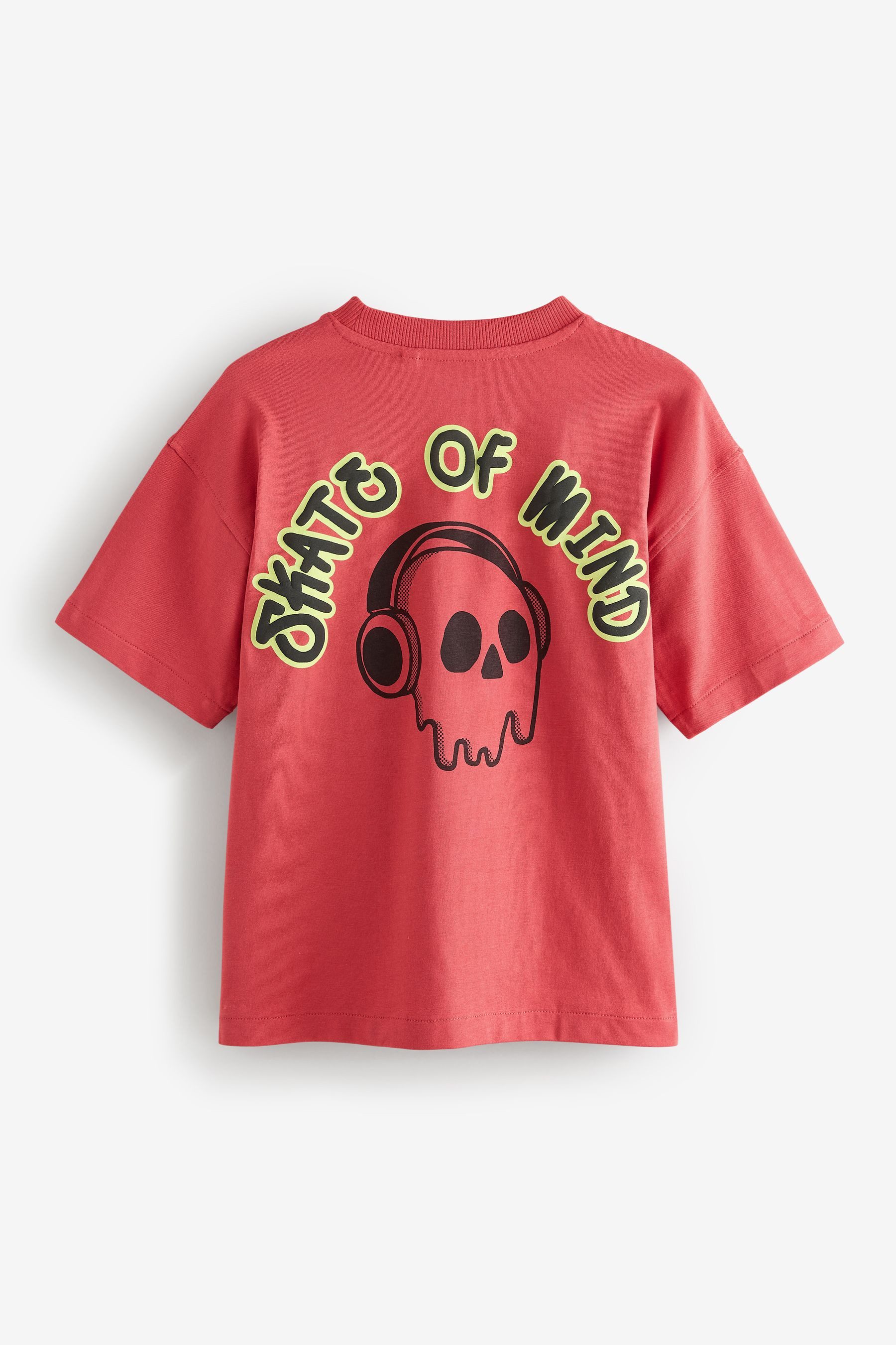 Next Print-Shirt 3er-Pack Relaxed Fit Kurzarm-T-Shirts günstig online kaufen