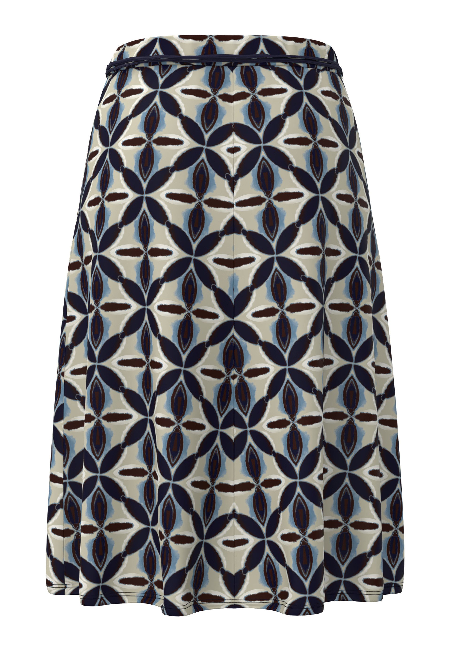 FRANK WALDER A-Linien-Rock in grafischem Muster günstig online kaufen