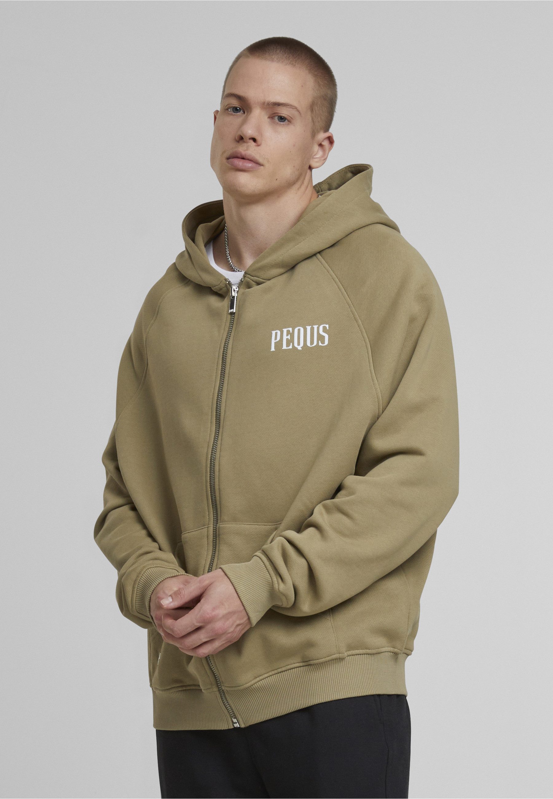 PEQUS Kapuzenpullover PEQUS PEQUS Back Logo Zip-Hoodie (1-tlg)