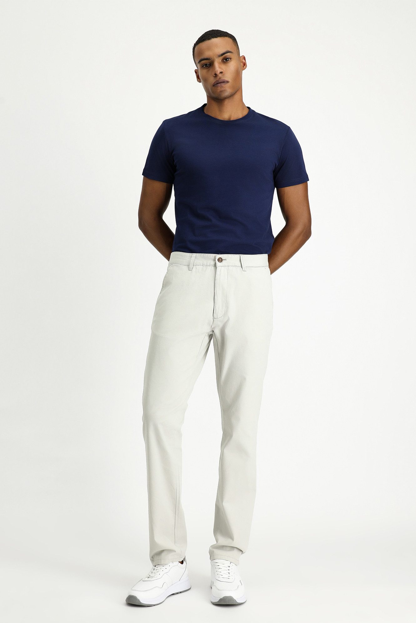 KIGILI Chinohose Regular Fit Chino-Herrenhose mit günstig online kaufen