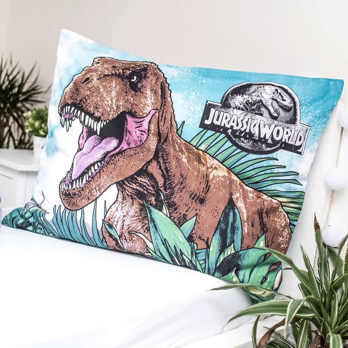 Jurassic World Kinderbettwäsche Jurassic World, Renforcé, 2 teilig