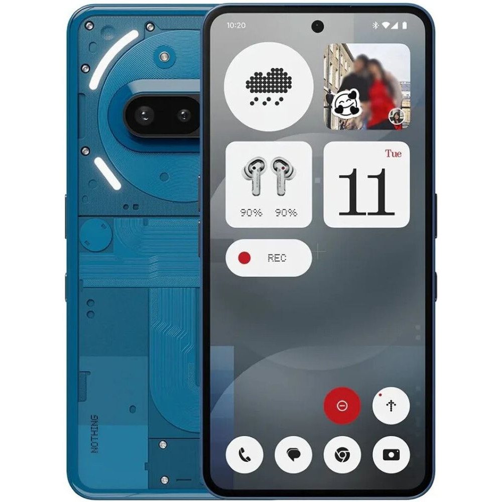 NOTHING Phone (3a) 5G 256 GB / 12 GB - Smartphone - blau Smartphone (6,77 Zoll, 256 GB Speicherplatz)