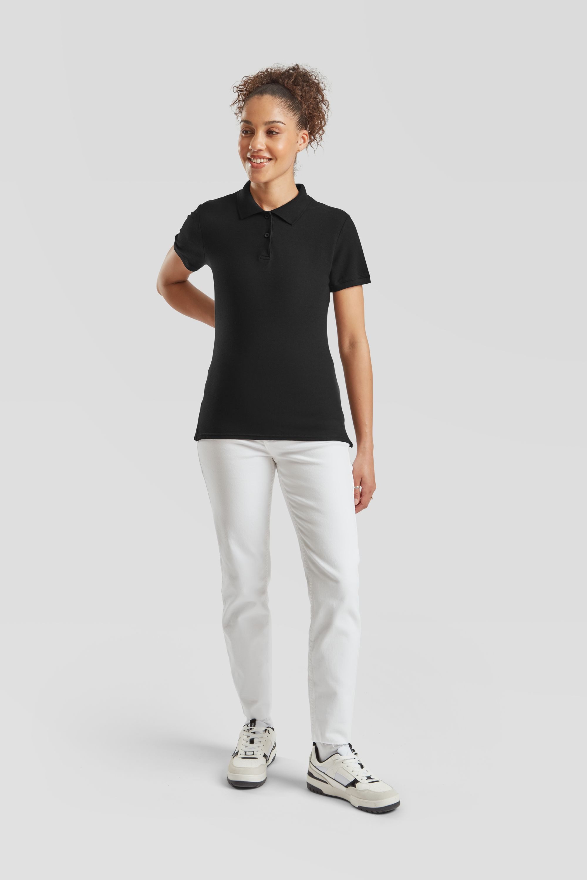 Fruit of the Loom Poloshirt Fruit of the Loom Premium Polo Lady-Fit
