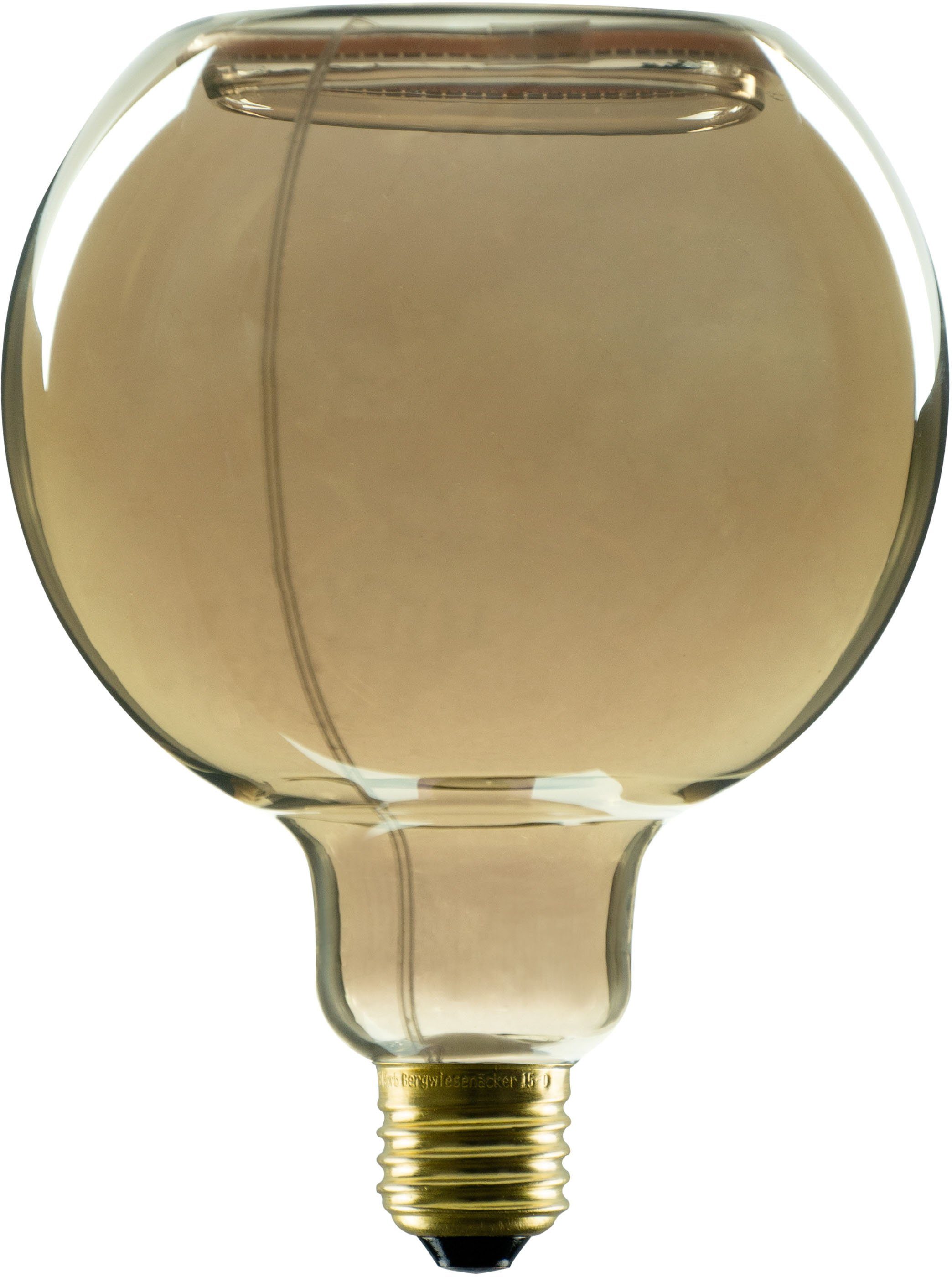 SEGULA LED-Leuchtmittel LED Floating Globe 125 smokey grau, E27, Warmweiß, dimmbar, E27, Floating Globe 125 smokey grau