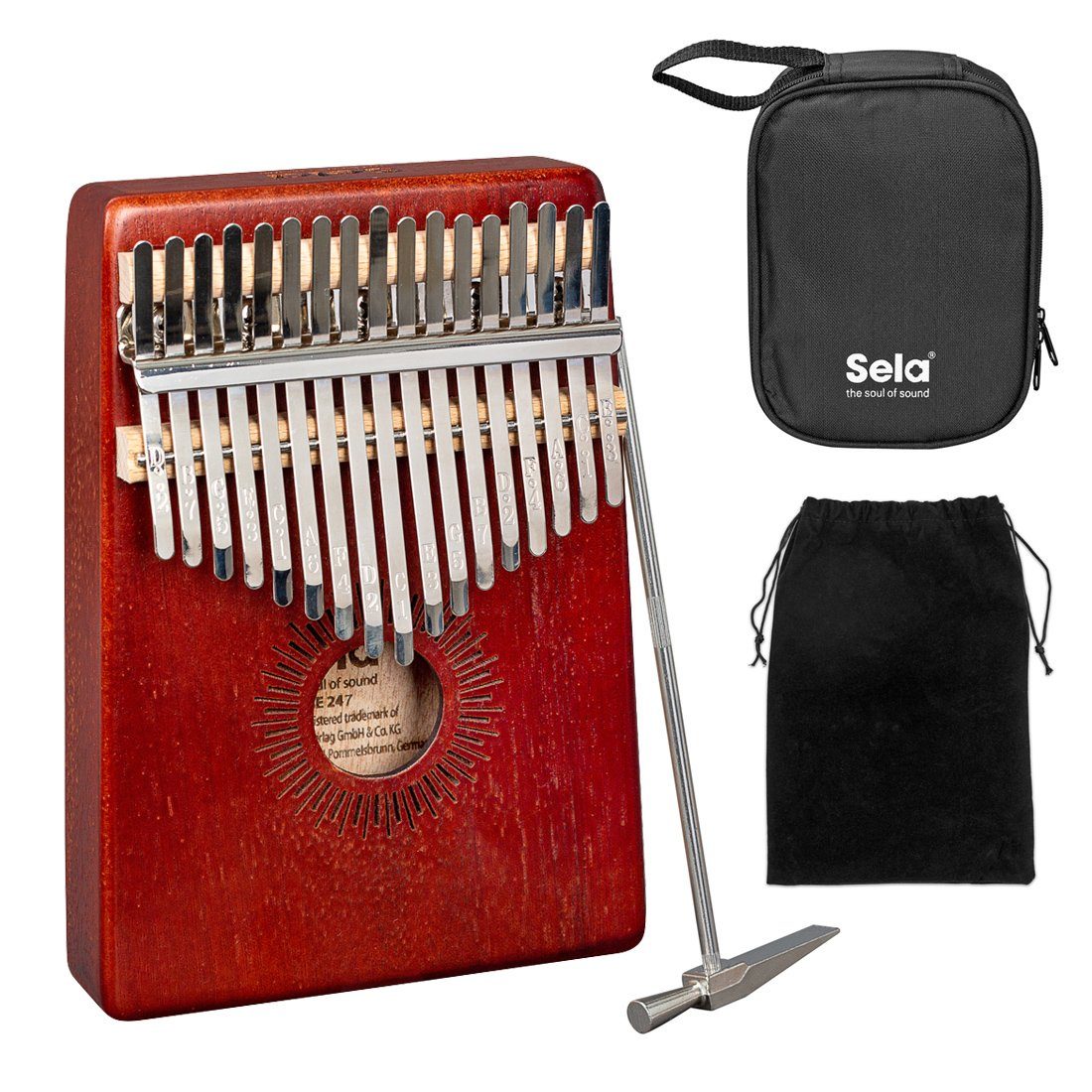 Sela Kalimba Sela SE247 Kalimba Mahagoni 17 Rot