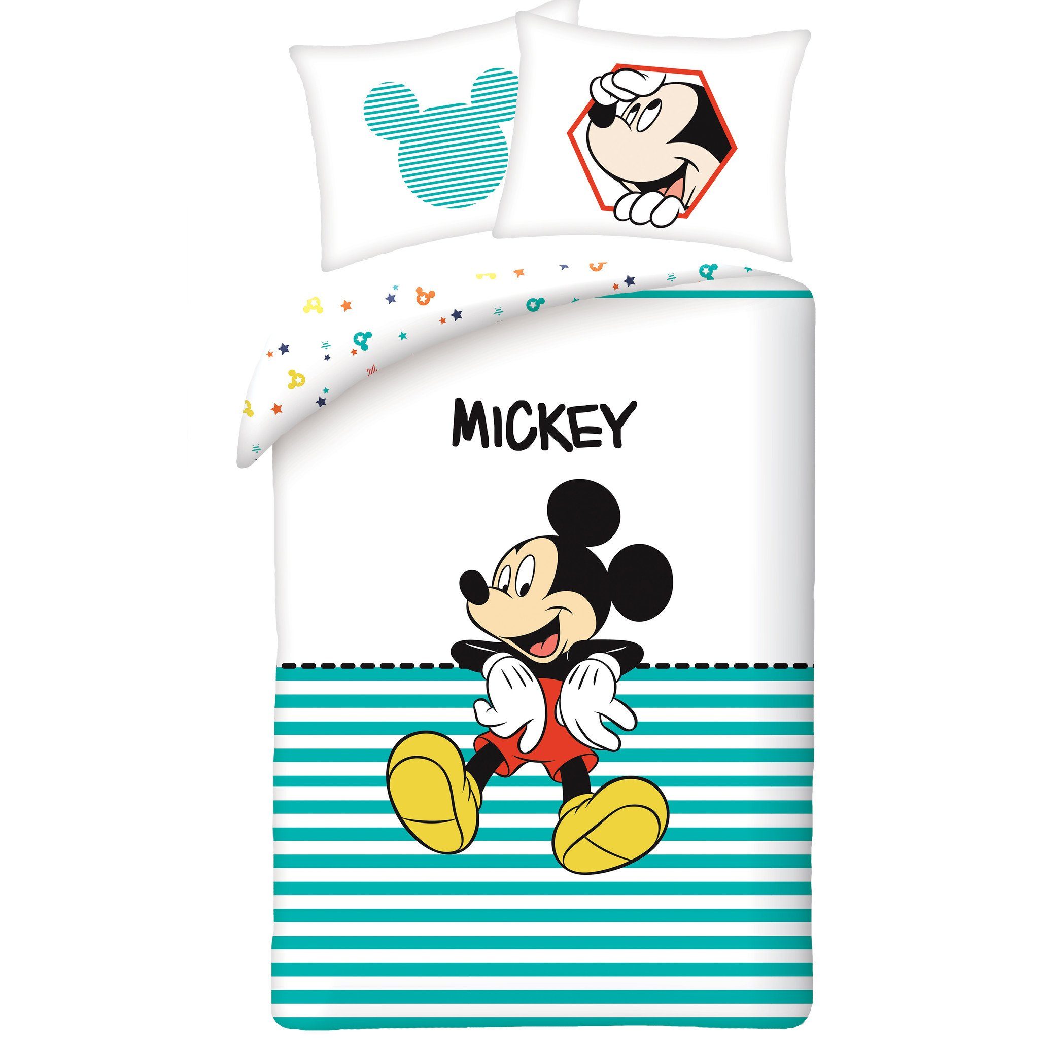 Bettwäsche Micky Maus Bettwäsche weiche Baumwolle Kissen und Decke