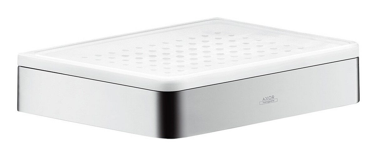 hansgrohe Seifenschale Axor Universal Softsquare, Breite: 15 cm, Universal abgerundet Seifenschale / Ablage