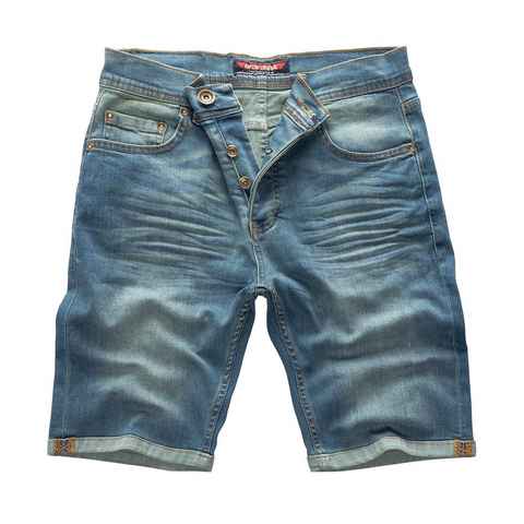 Rock Creek Jeansshorts Herren Shorts Denim Blau RC-2211