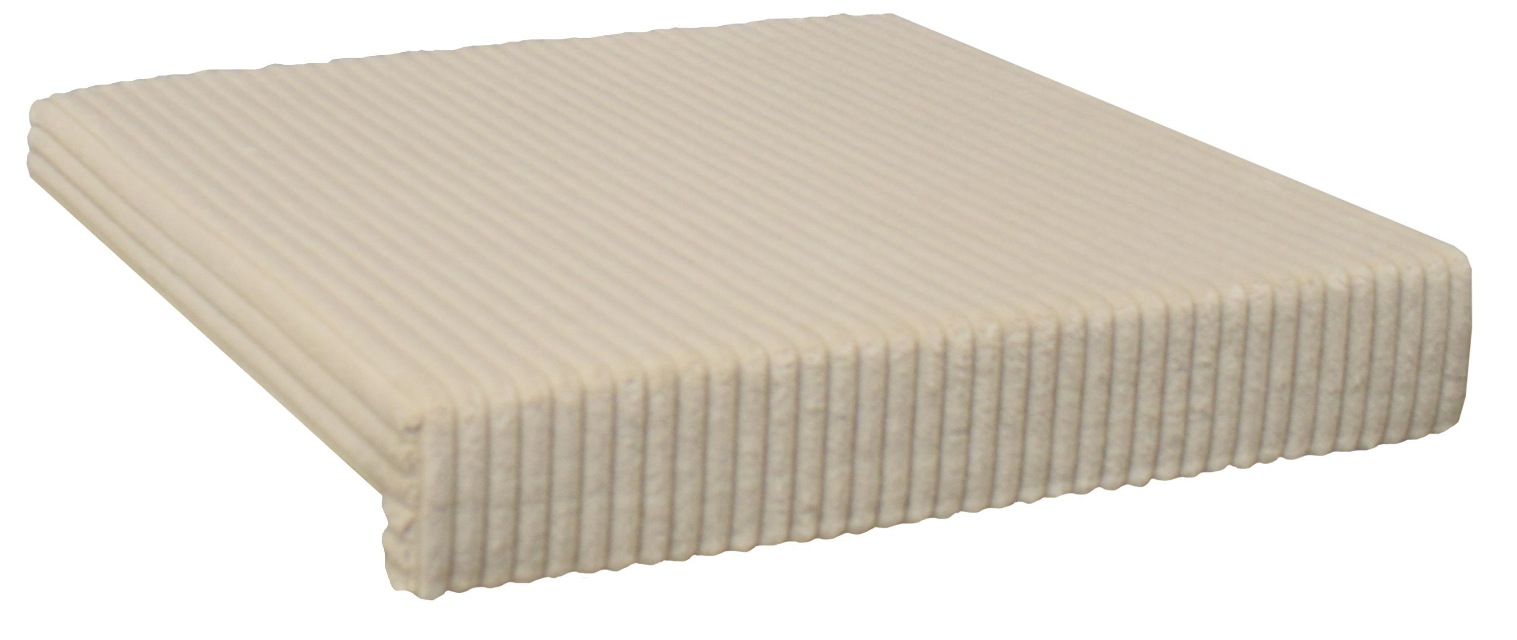 FURNARO Sitzkissen, in cord beige B/H/T: 40x5x36 cm