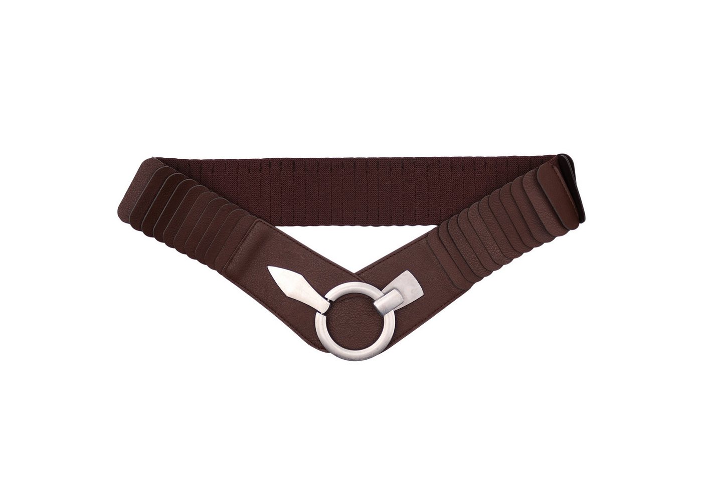 MIRROSI Taillengürtel Leo Unifarbe breit 6cm für Taillenumfang 85 bis 110cm, ONESIZE (Angenehmes Tragesgefühl, Leopard Muster, Unifarben) Breiter Stretch Gürtel