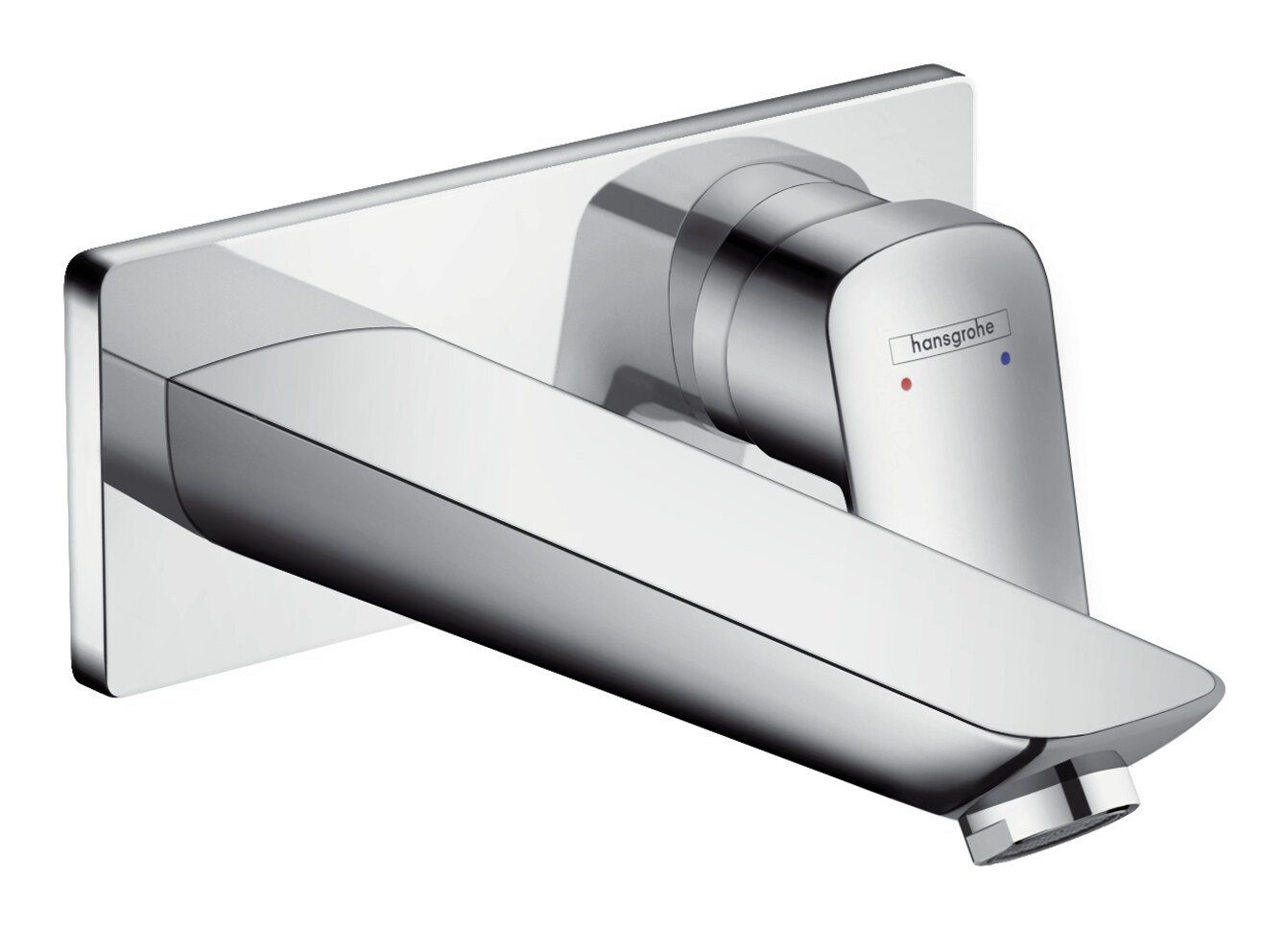 hansgrohe Unterputzarmatur Logis Einhebel-Waschtischmischer Unterputz Ausladung 195 mm - Chrom