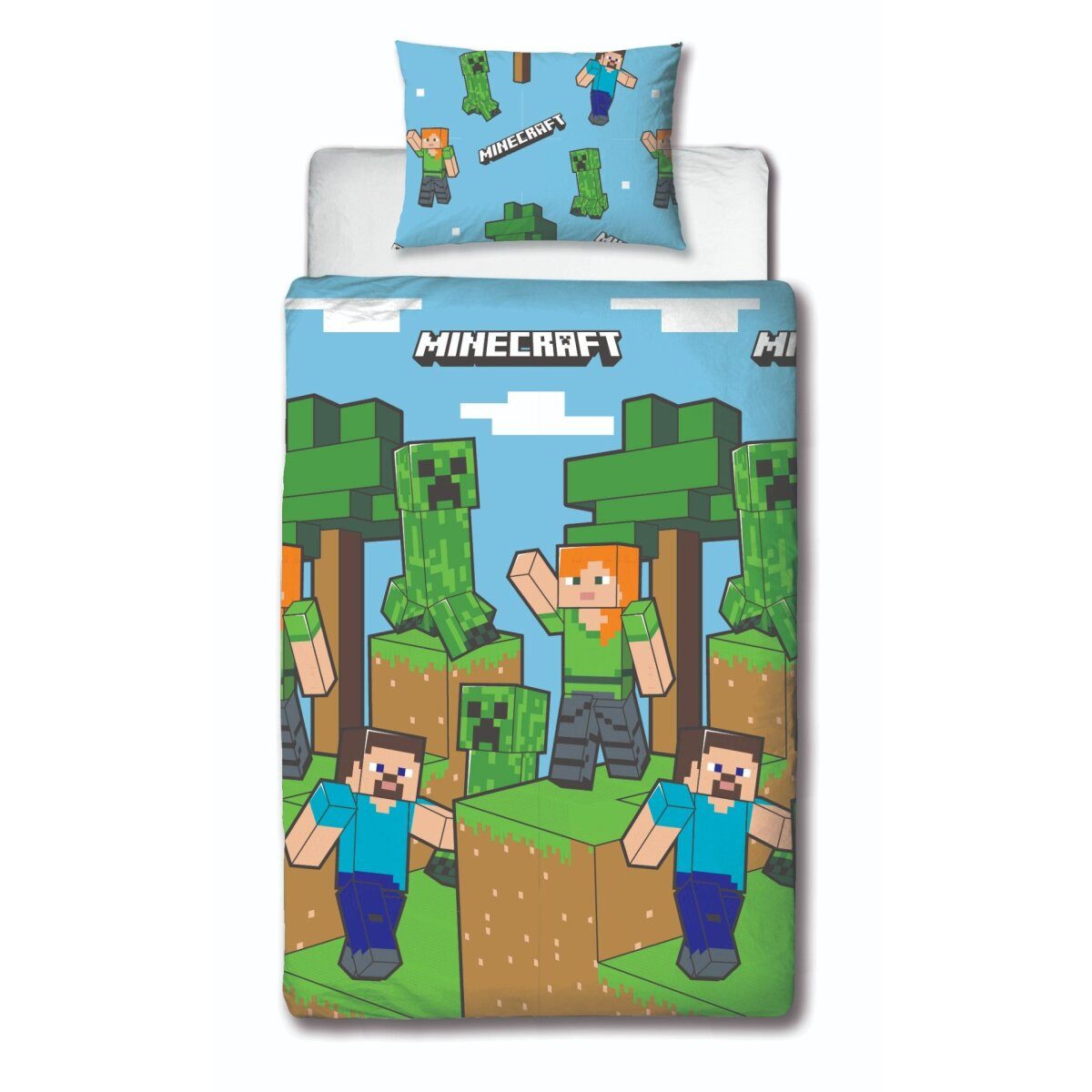 Minecraft Bettwäsche Minecraft Bettwäsche Set „Episch“ günstig online kaufen
