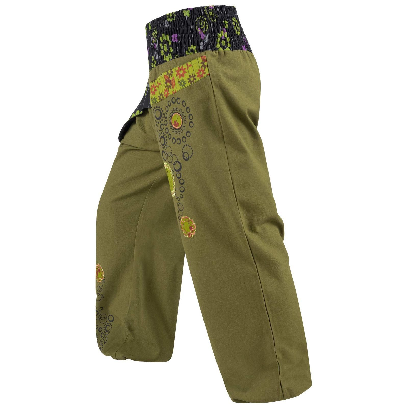 KUNST UND MAGIE Haremshose Damen IBIZA Strandhose Wellnesshose Pluderhose in verschiedenen Farben