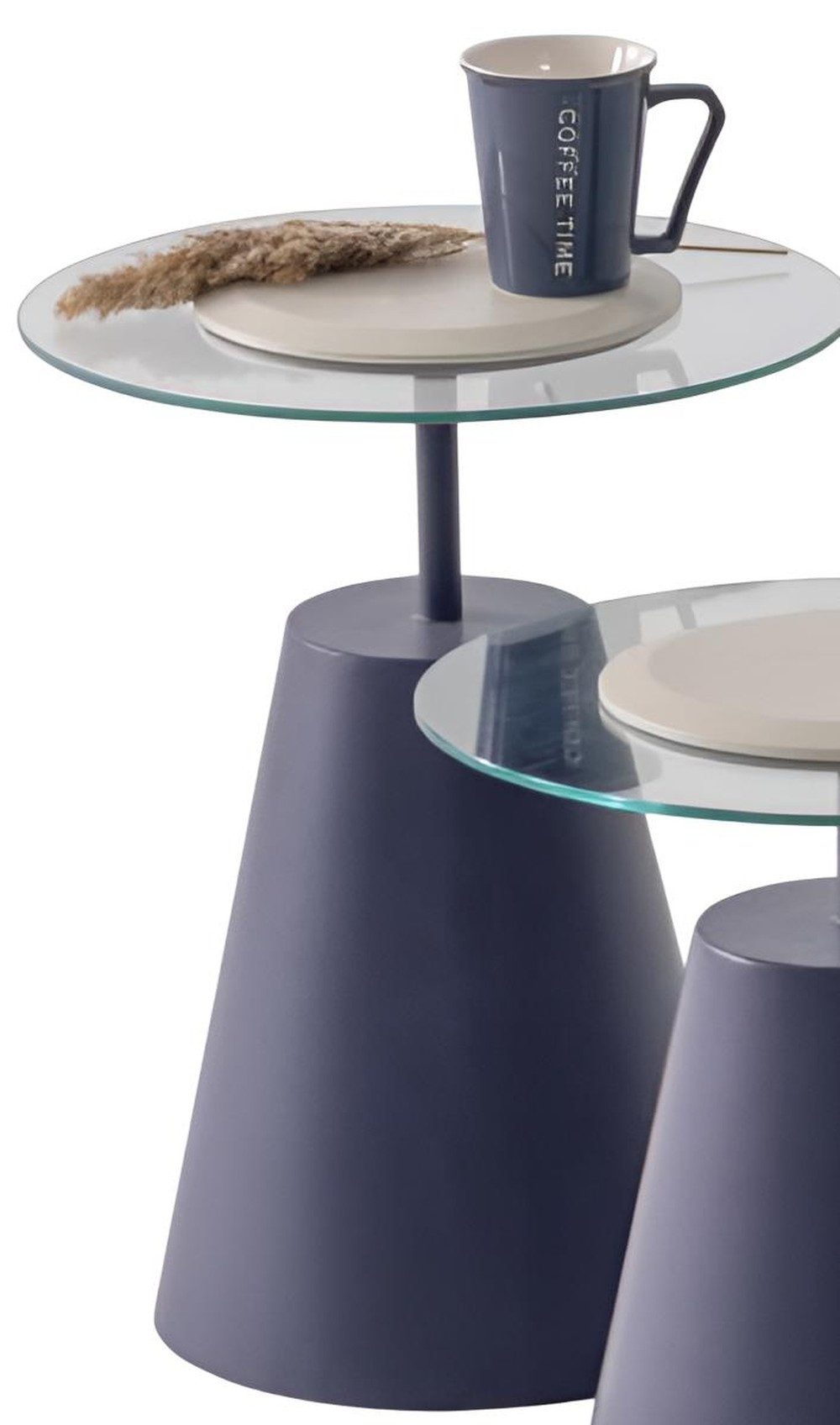 JVmoebel Beistelltisch Blauer Beistelltisch Edle Wohnzimmer Ablagetisch, Made in Europa
