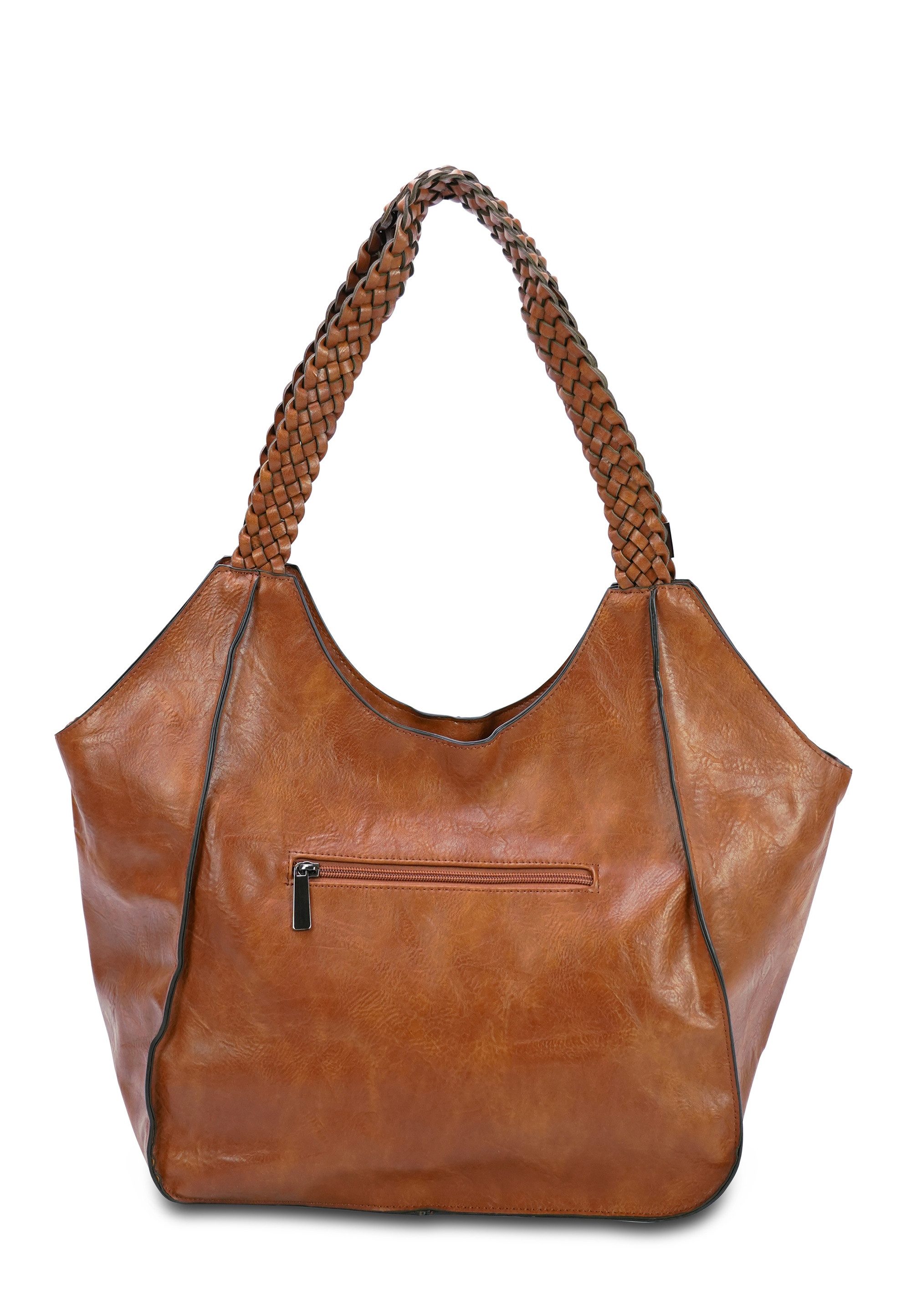 Harpa Schultertasche ZOELLA, geflochtene Henkel günstig online kaufen