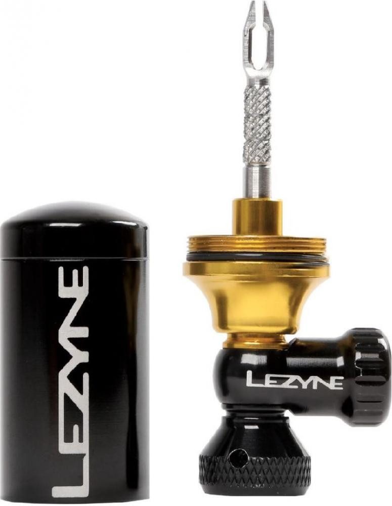 Lezyne Fahrradreifen LEZYNE Tubeless CO2 Blaster schwarz gold