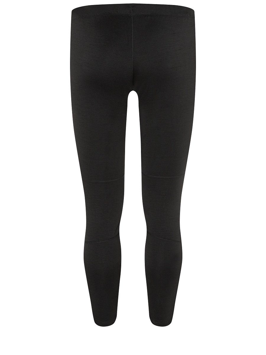 TIGHTS SUPER.NATURAL Merino-Materialmix Merino Tight Funktionstights MOTION Jet angenehmer M Black