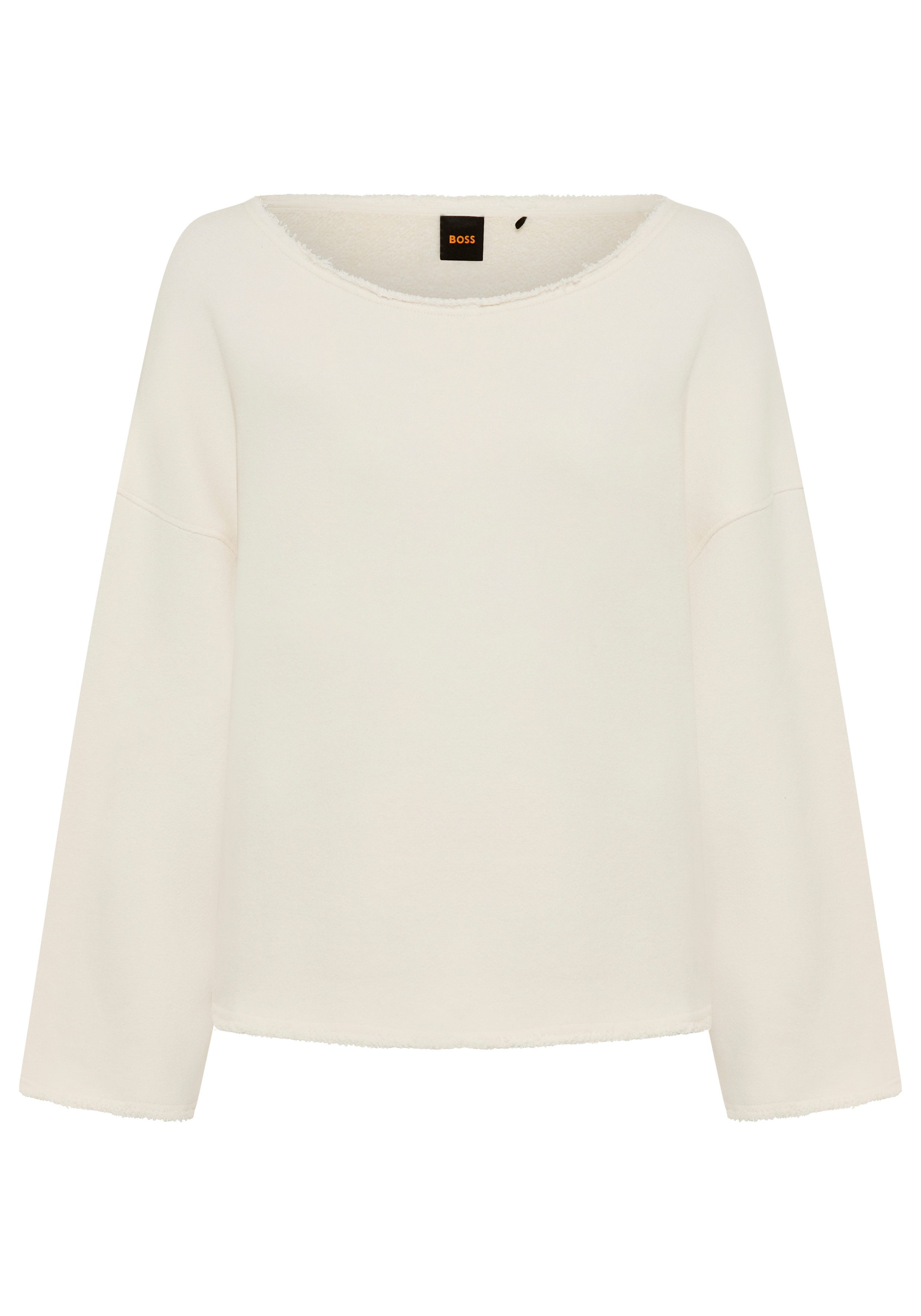 BOSS ORANGE Sweatshirt Enely Premium Damenmode Loose Fit, Baumwoll-Mix