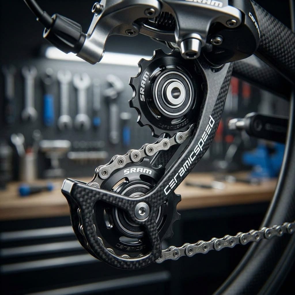 Schaltung SRAM Schaltrollen-Set Aero Glide Road Keramik - Präzise und leichte Sc