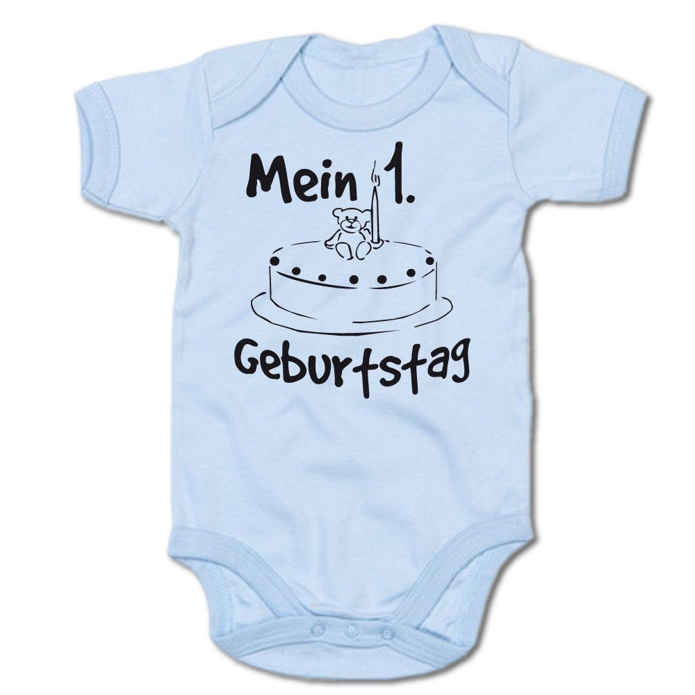 G-graphics Kurzarmbody Mein 1. Geburtstag Baby Body mit Spruch / Motiv / Aufdruck • zum ersten Geburtstag