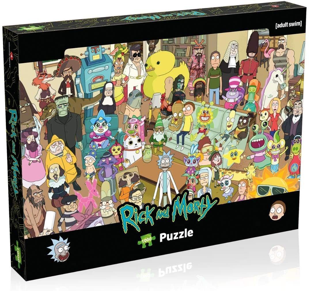 Winning Moves 1000 (1000 Puzzle and Teile), »Friends« Puzzle Puzzleteile Morty Rick