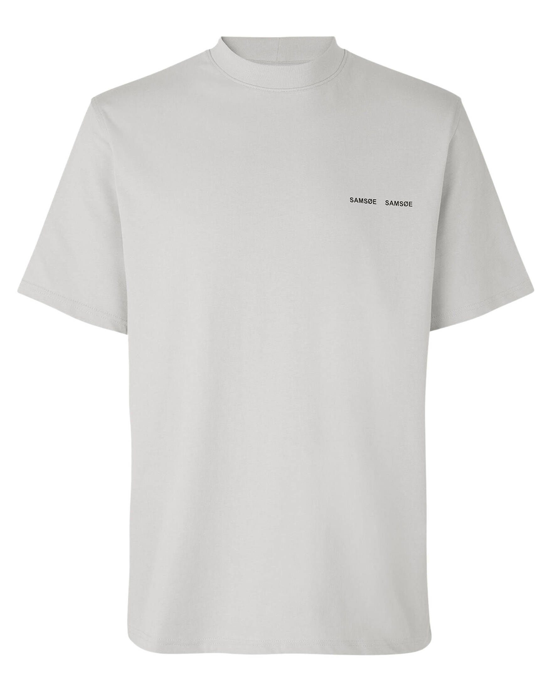 Samsoe & Samsoe T-Shirt Herren T-Shirt NORSBRO (1-tlg) silber (12)