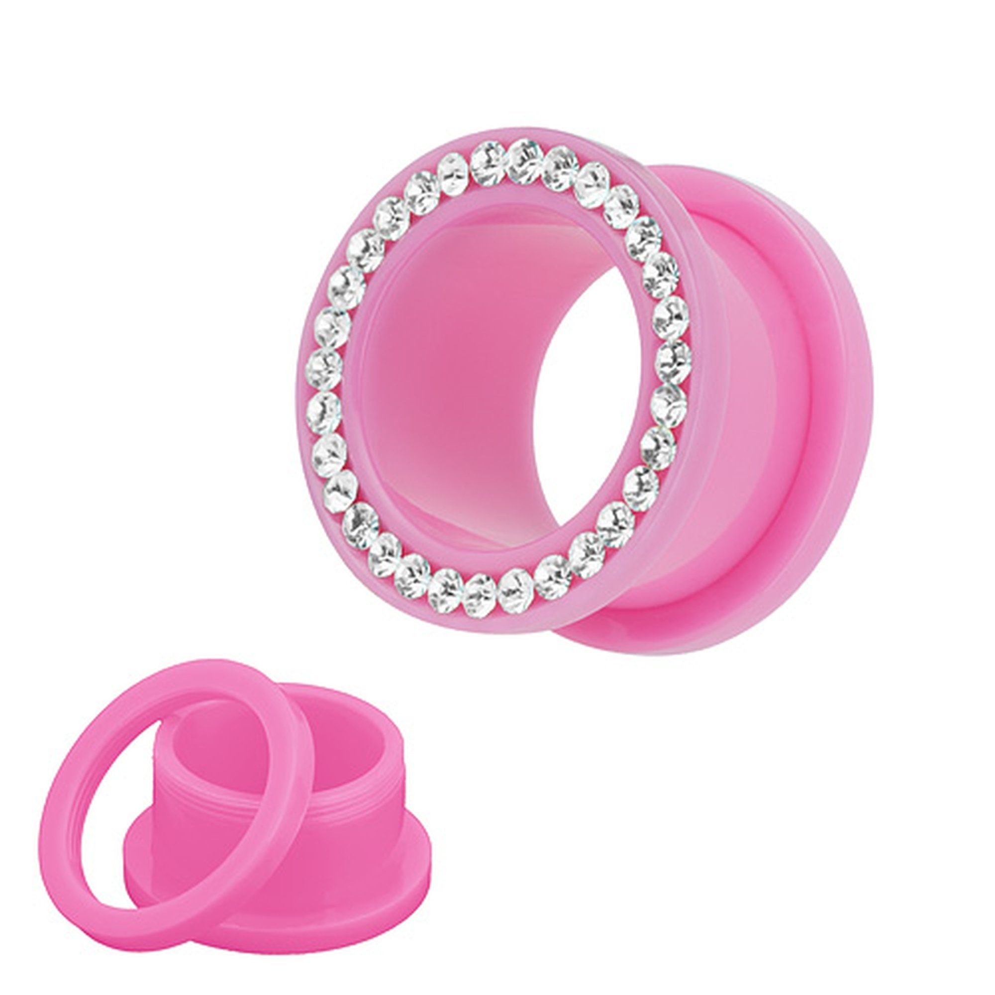 Taffstyle Plug Piercing Bunt Schraub klaren günstig online kaufen