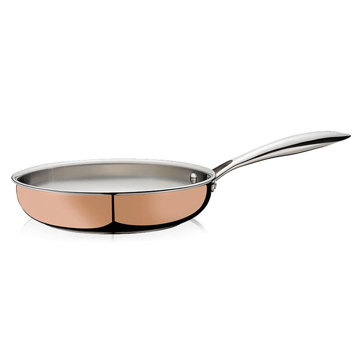 Spring Bratpfanne Spring 0714856028 Culinox Bratpfanne, Edelstahl, silber, 13 x 33 x