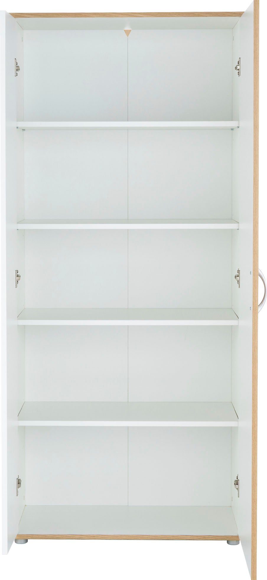 Home affaire Mehrzweckschrank Wien (H/B/T ca. 121/70/35 oder 160/70/35) Mehrzweckschrank, Melamin-Oberfläche, Einlegeböden höhenverstellbar – Bild 5 von 5